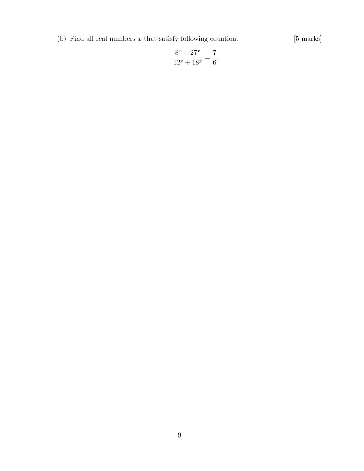 CMI Entrance Exam 2019 Question Paper B.Sc (Hons.) Mathematics and Computer Science - Page 11