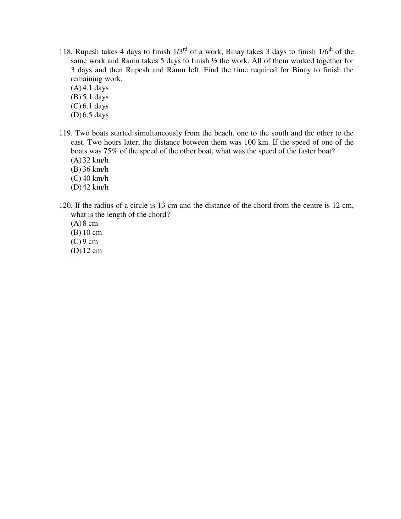 OJEE 2015 MBA Question Paper - Page 22