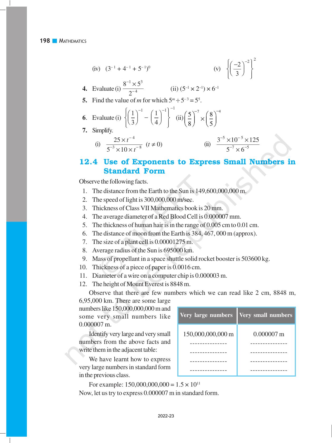 NCERT Book for Class 8 Maths Chapter 12 Exponents and Powers - Page 6