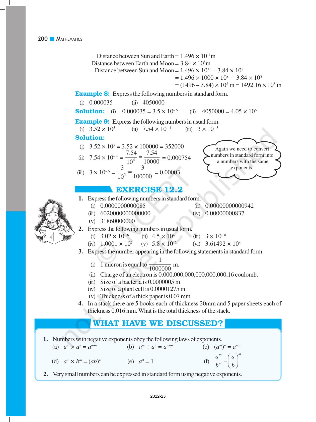 NCERT Book for Class 8 Maths Chapter 12 Exponents and Powers - Page 8