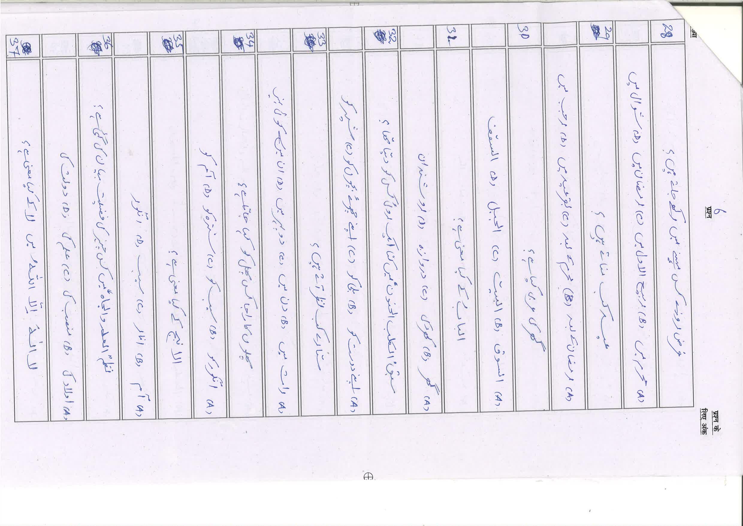 Bihar Board (BSEB) Class X: 107- SIL-ARABIC 2025 Model Question Paper - Page 6