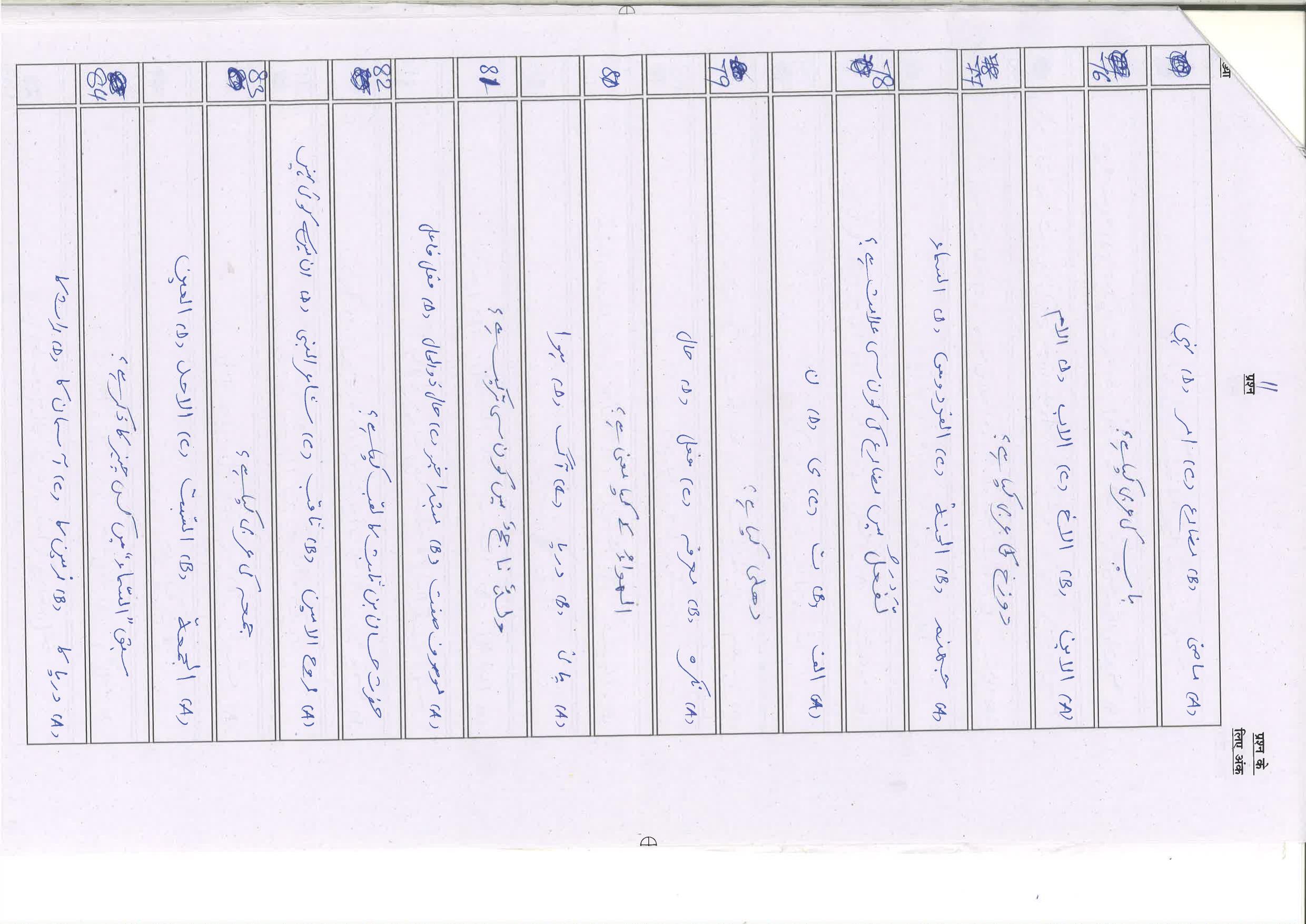 Bihar Board (BSEB) Class X: 107- SIL-ARABIC 2025 Model Question Paper - Page 11