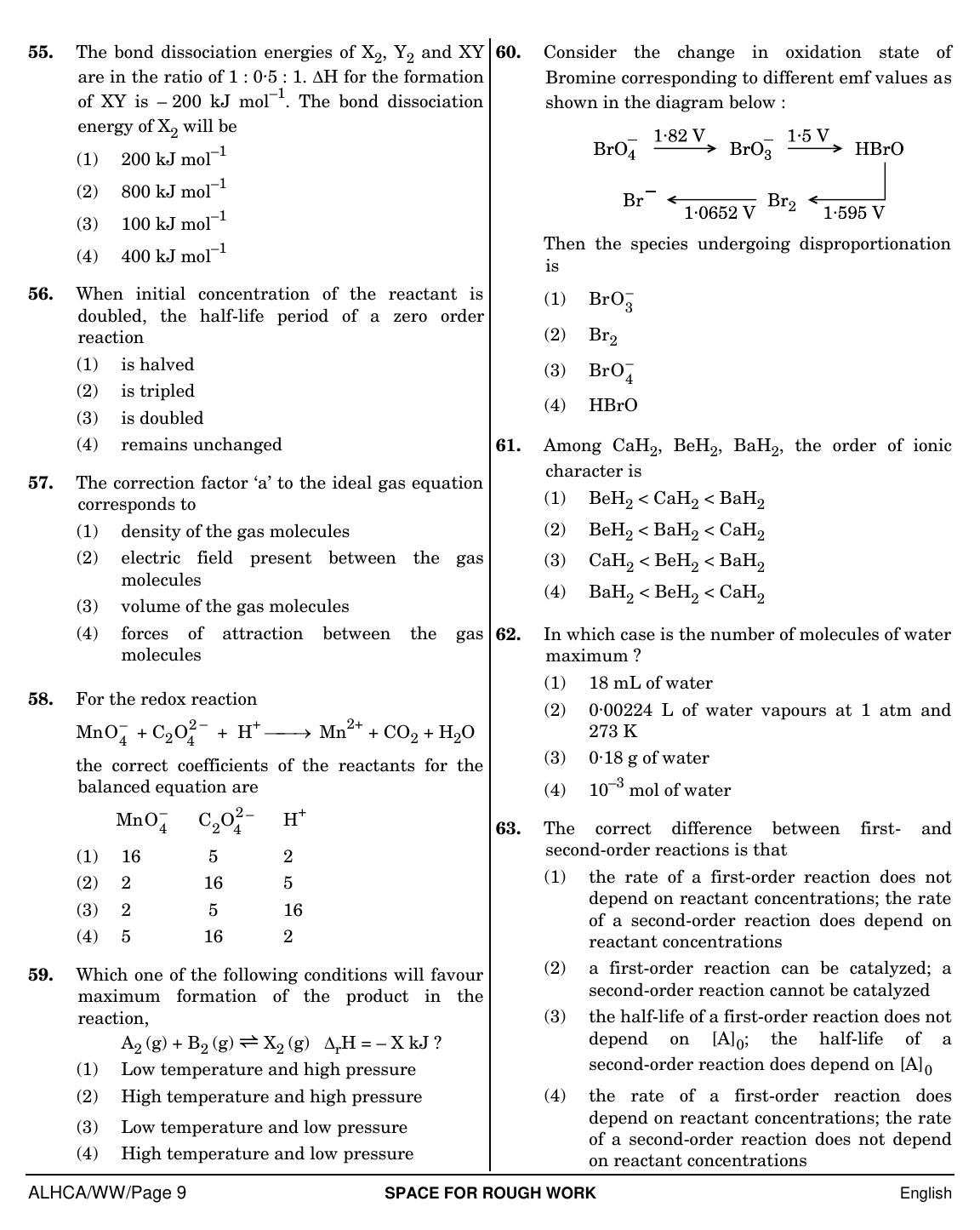 NEET English WW 2019 Question Paper - Page 9