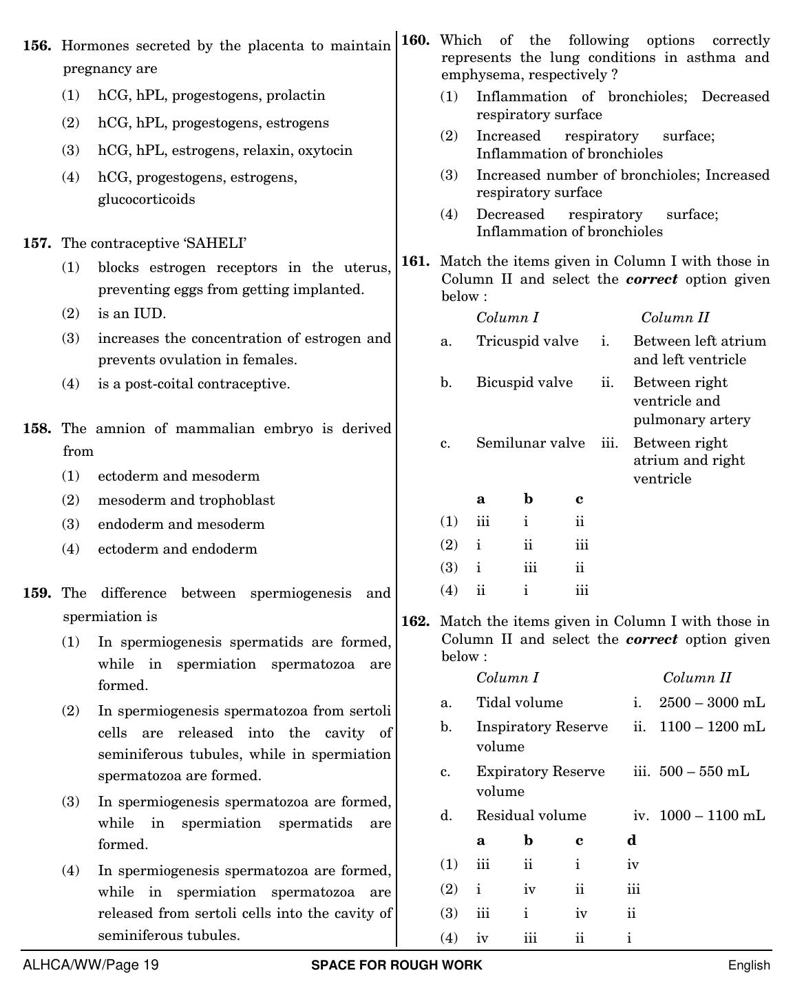NEET English WW 2019 Question Paper - Page 19