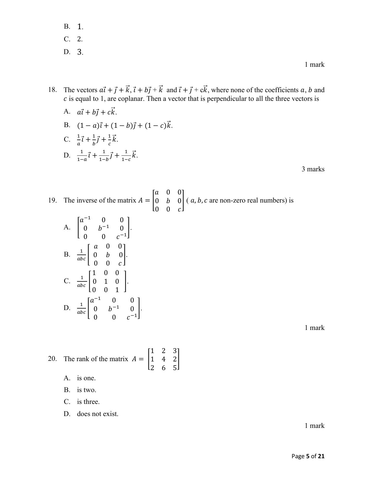 ACET March 2021 Question Papers - Page 5