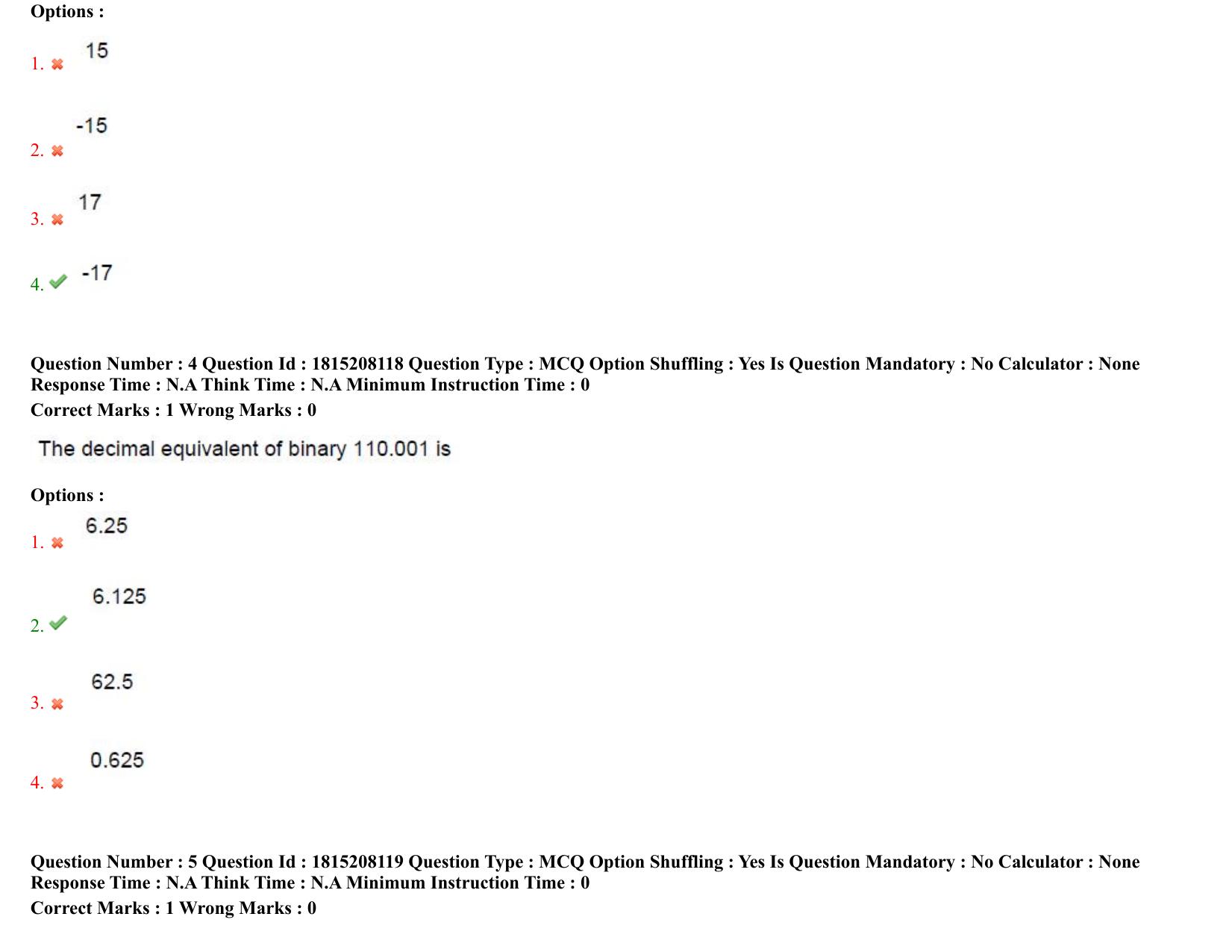 TS CPGET 2023 M Sc Electronics (Shift 1) Question Paper with Answer Key - Page 4