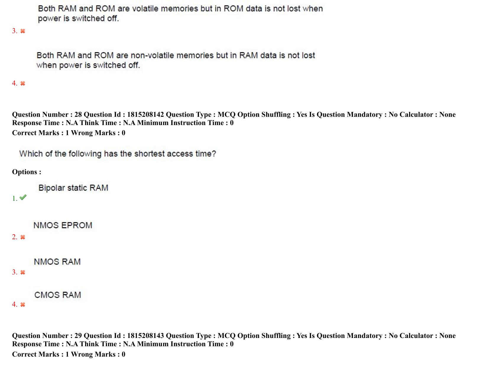 TS CPGET 2023 M Sc Electronics (Shift 1) Question Paper with Answer Key - Page 19