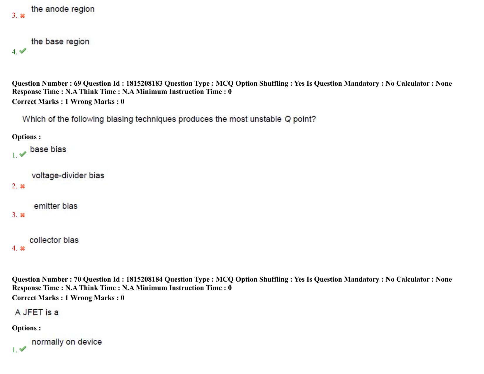 TS CPGET 2023 M Sc Electronics (Shift 1) Question Paper with Answer Key - Page 44