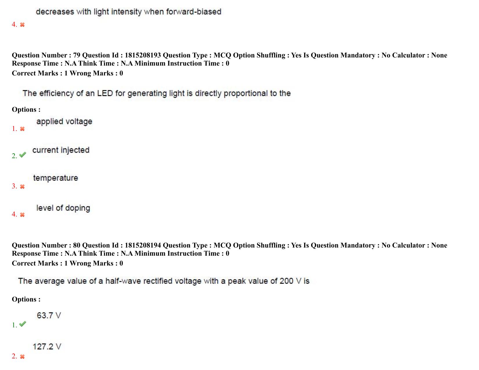 TS CPGET 2023 M Sc Electronics (Shift 1) Question Paper with Answer Key - Page 50