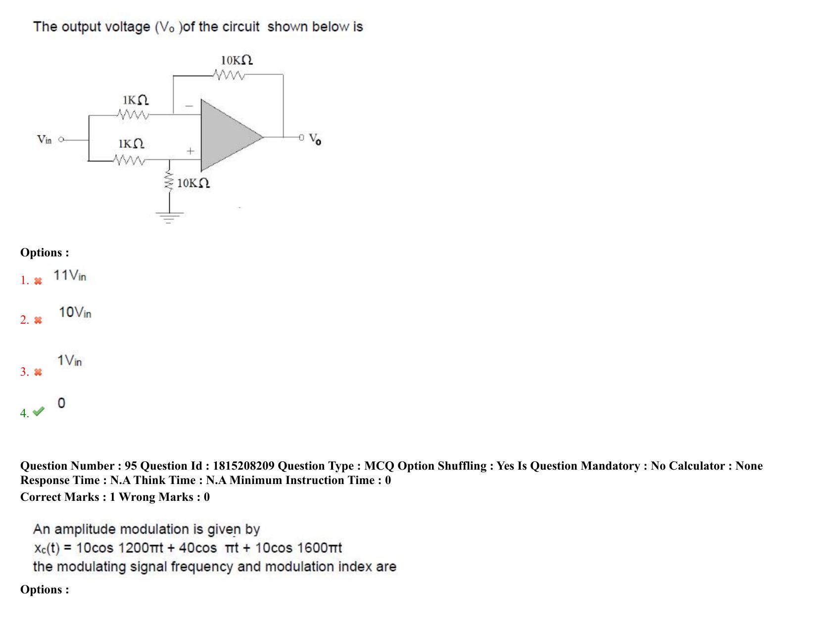 TS CPGET 2023 M Sc Electronics (Shift 1) Question Paper with Answer Key - Page 59