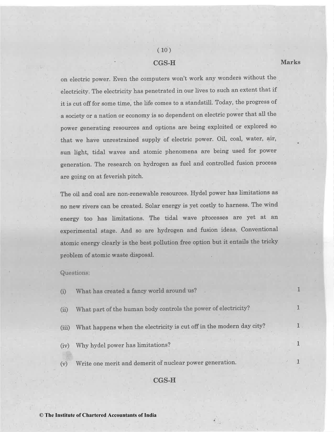 CA Foundation May 2022 Question Paper - Paper 2 (Business Laws and Business Correspondence and Reporting) - Page 10
