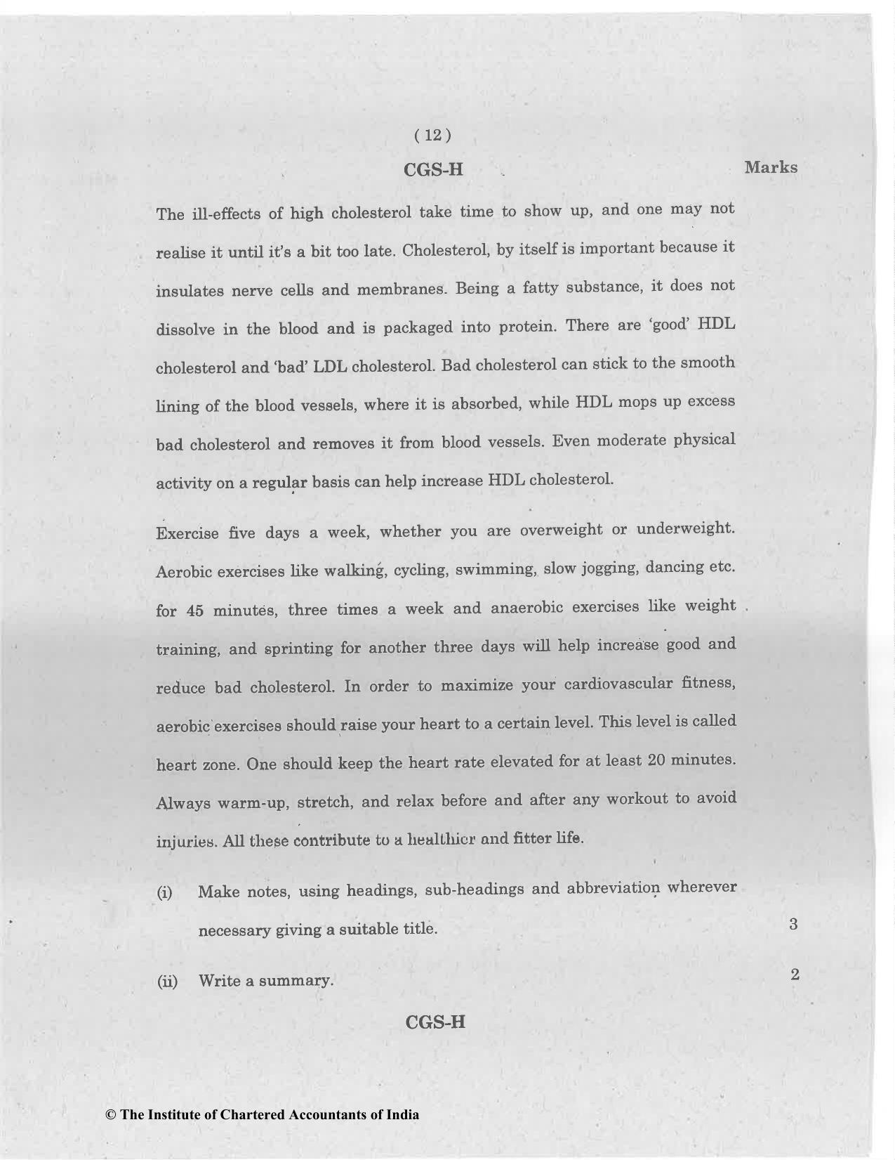 CA Foundation May 2022 Question Paper - Paper 2 (Business Laws and Business Correspondence and Reporting) - Page 12