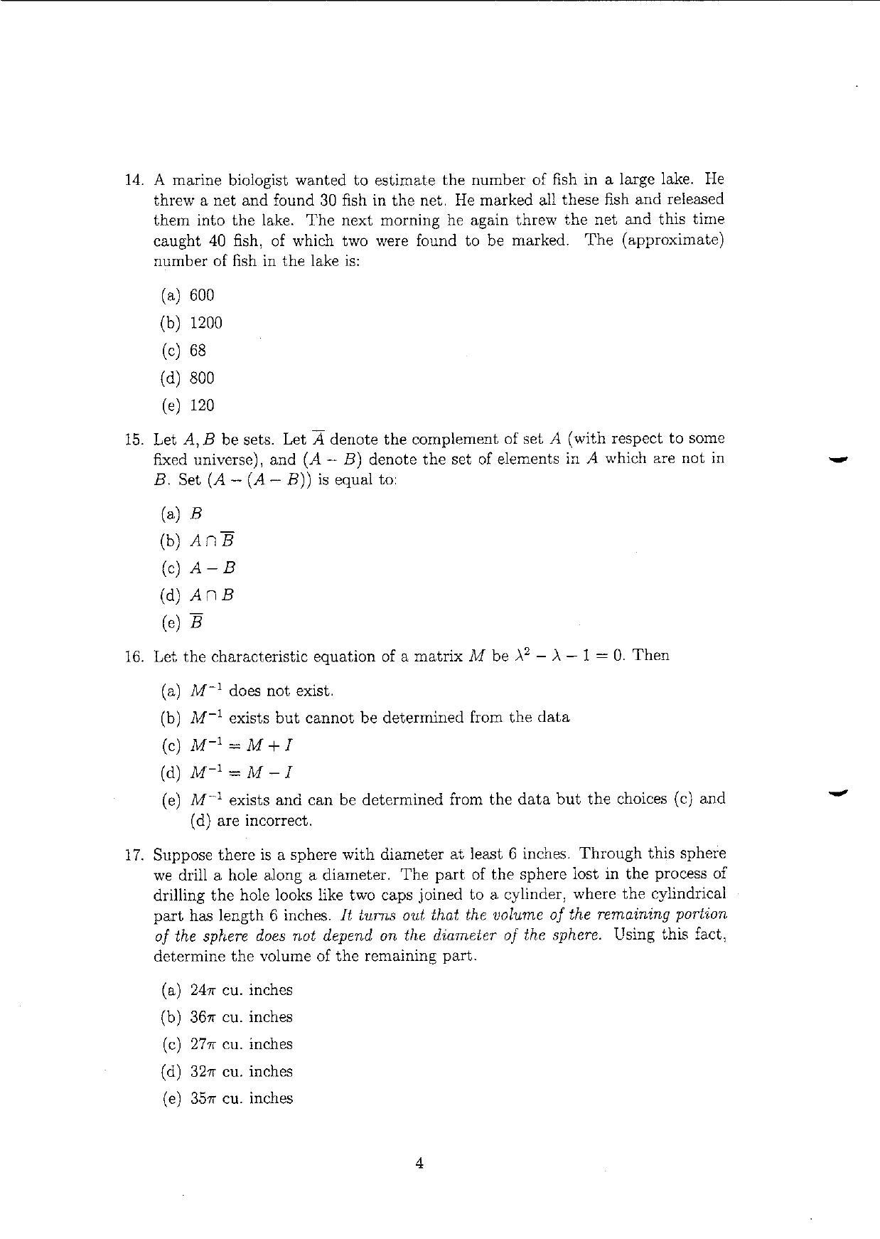 TIFR GS 2010 Computer & Systems Sciences Question Paper - Page 5