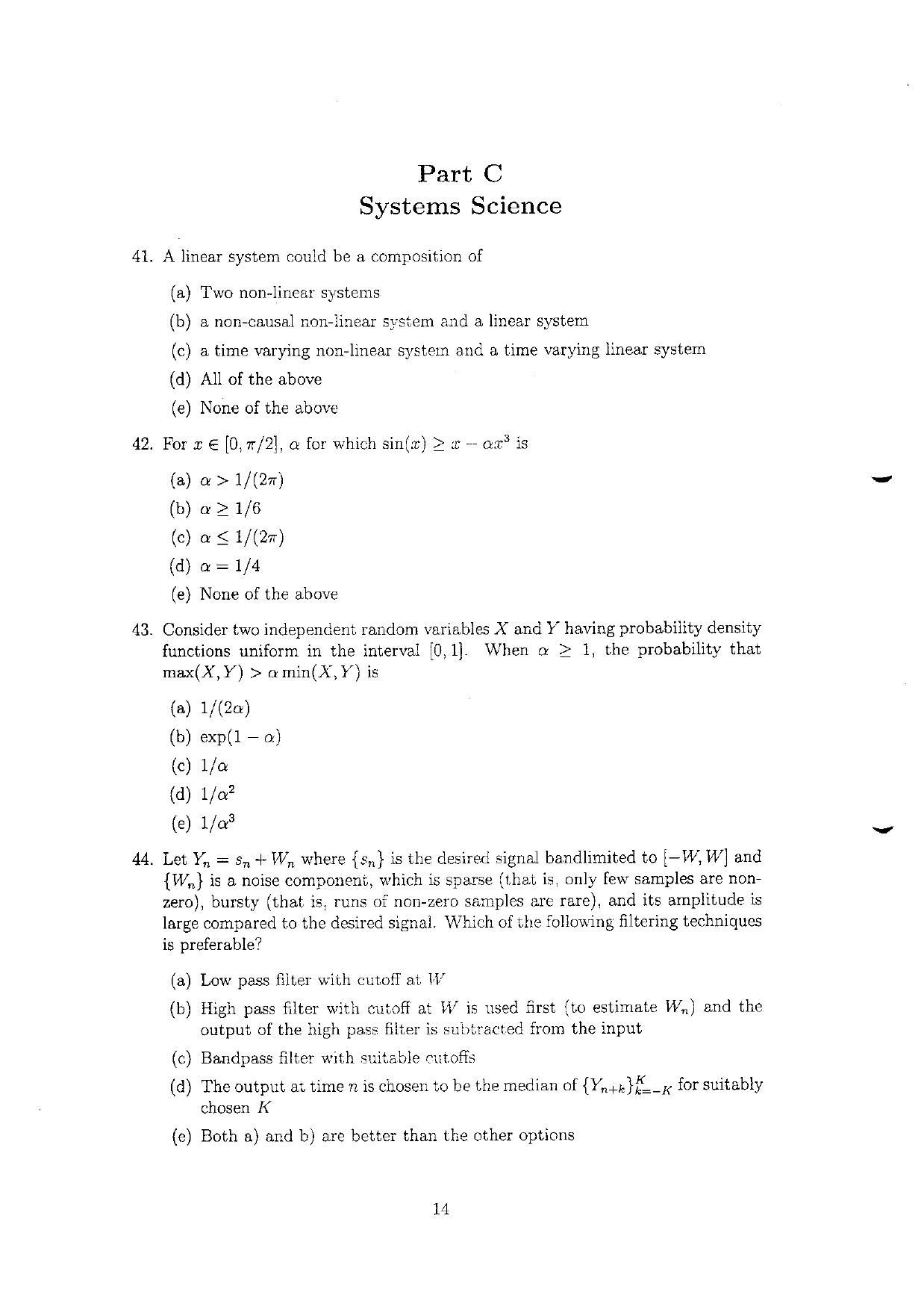 TIFR GS 2010 Computer & Systems Sciences Question Paper - Page 15