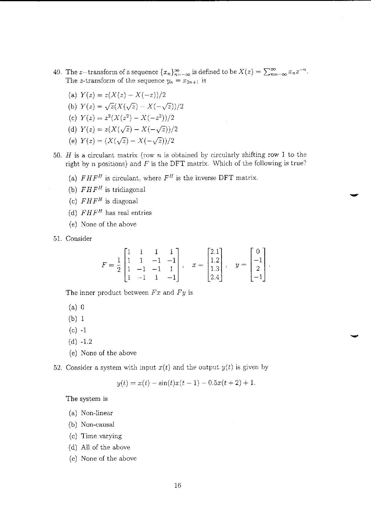 TIFR GS 2010 Computer & Systems Sciences Question Paper - Page 17