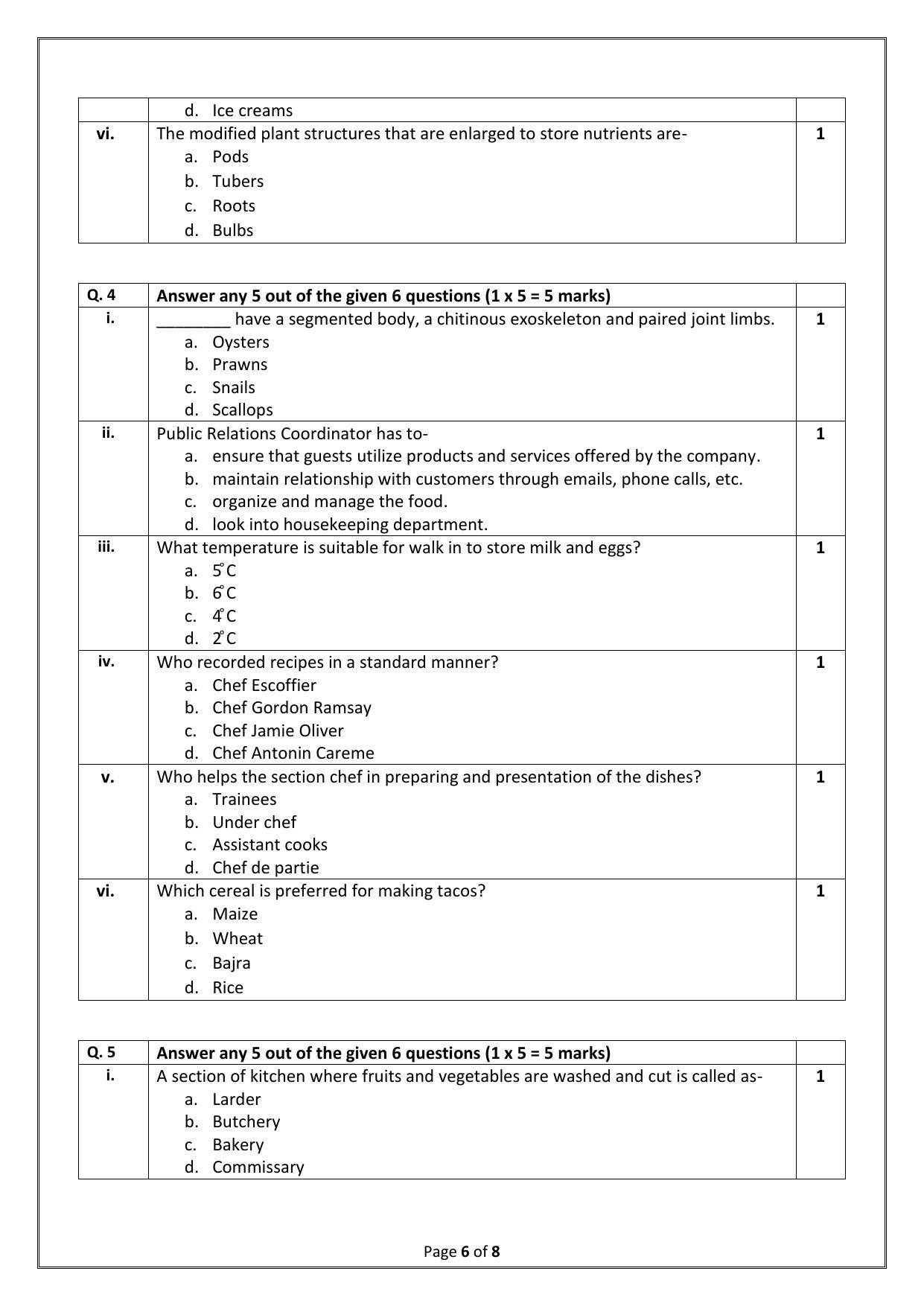 CBSE Class 9 Food Production Skill Education-Sample Paper 2024 - Page 6