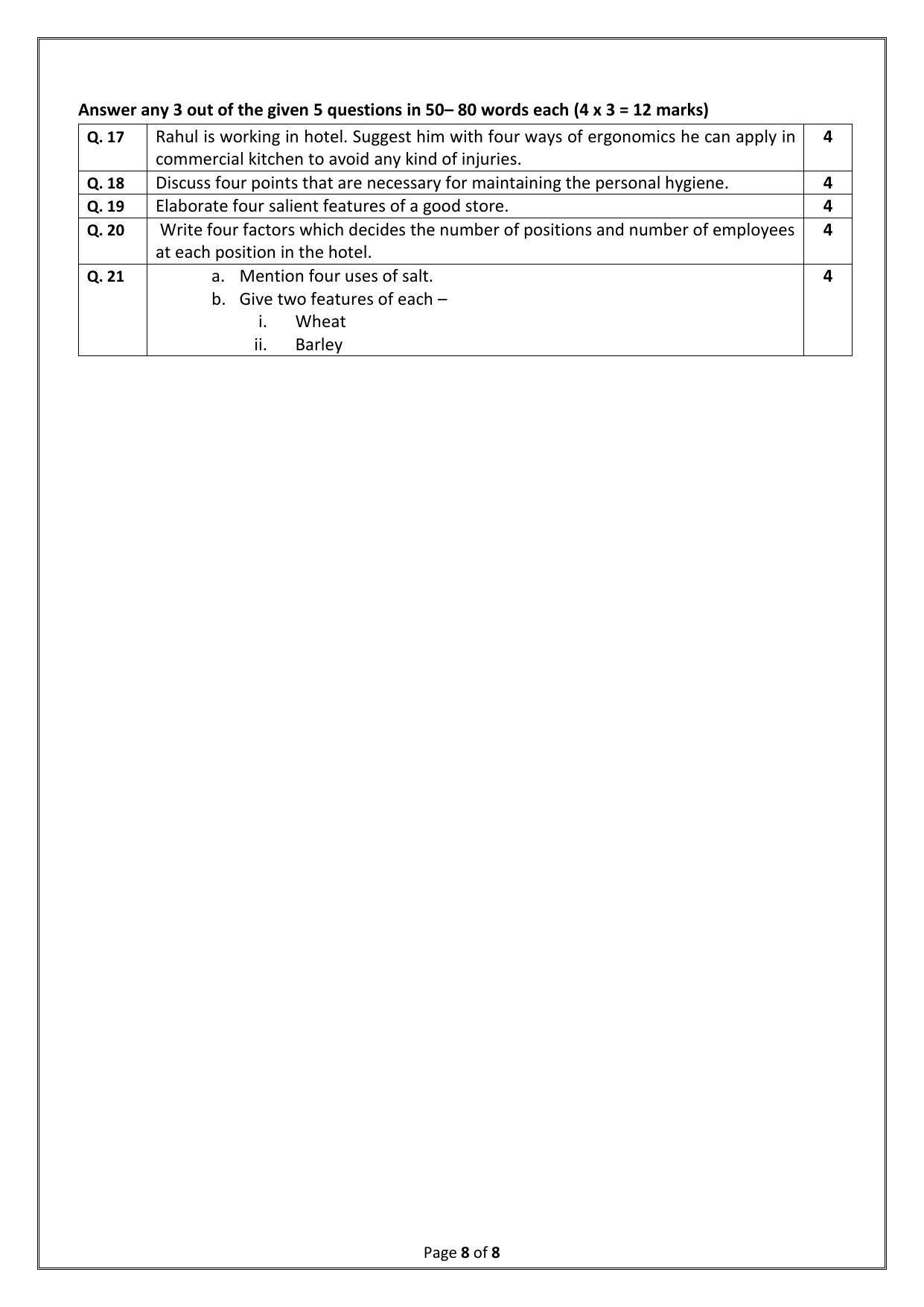 CBSE Class 9 Food Production Skill Education-Sample Paper 2024 - Page 8