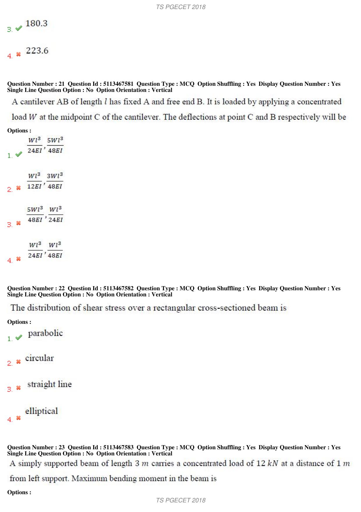 TS PGECET 2018: Mechanical Engineering Question Papers - Page 10