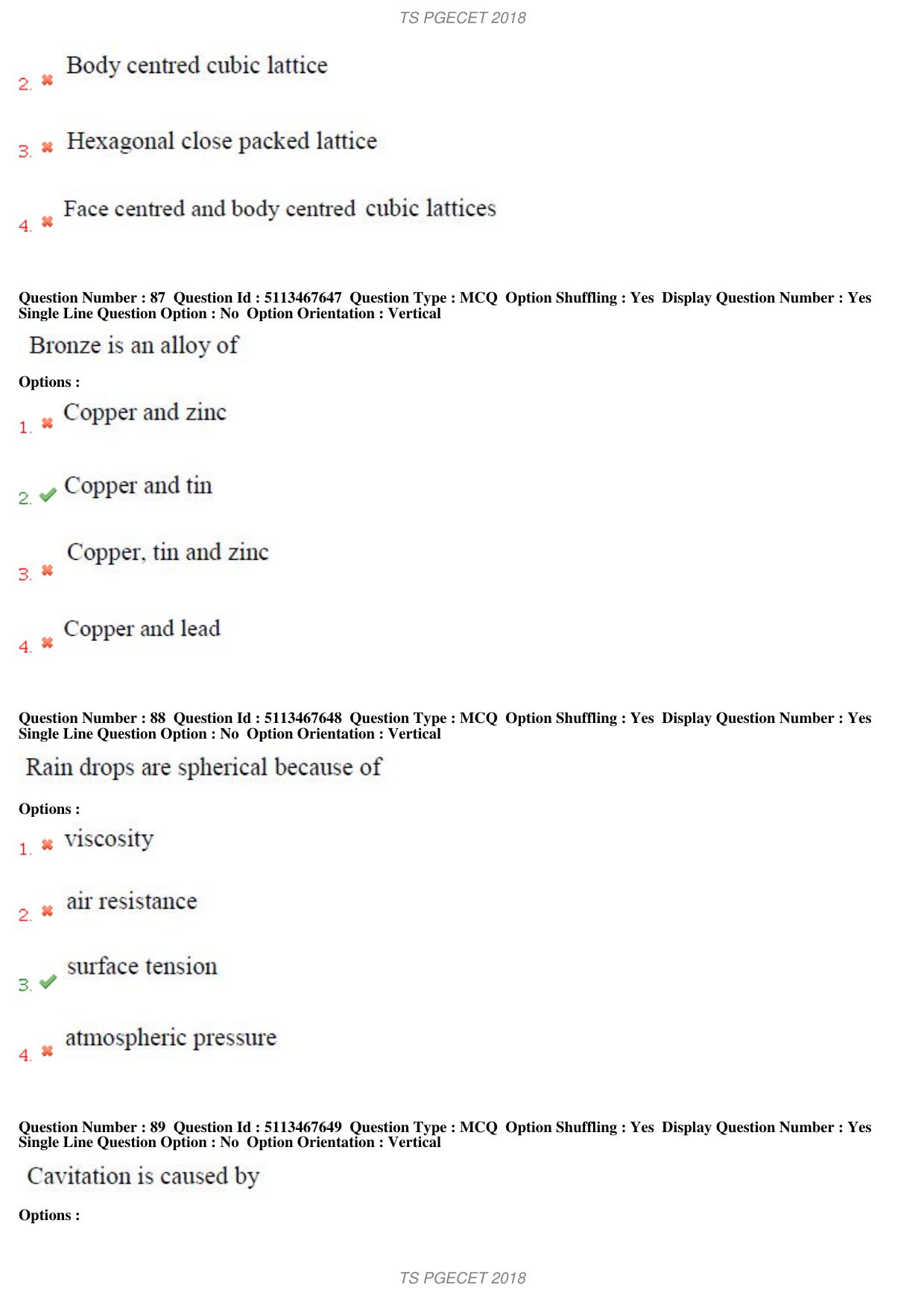 TS PGECET 2018: Mechanical Engineering Question Papers - Page 35