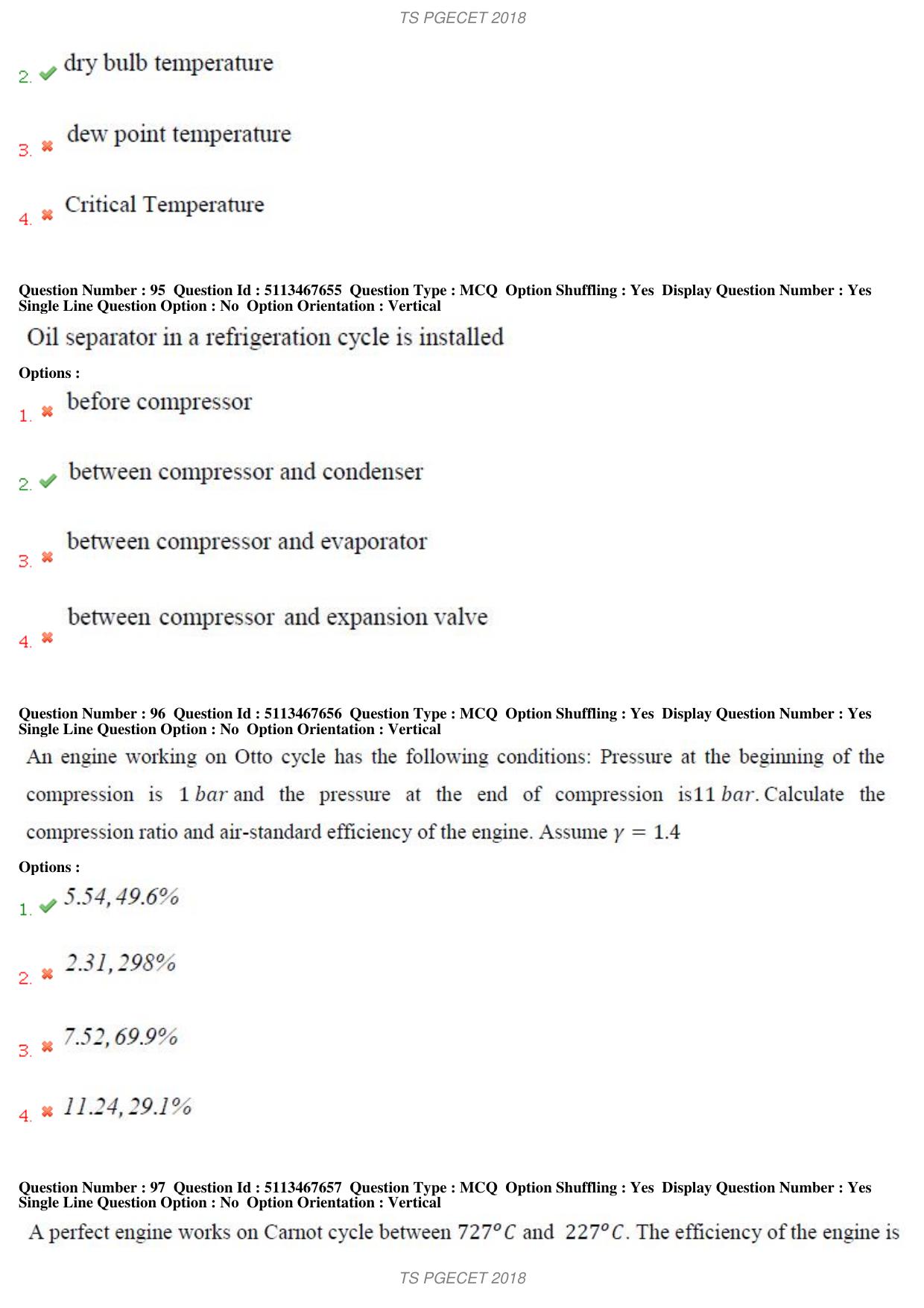 TS PGECET 2018: Mechanical Engineering Question Papers - Page 38