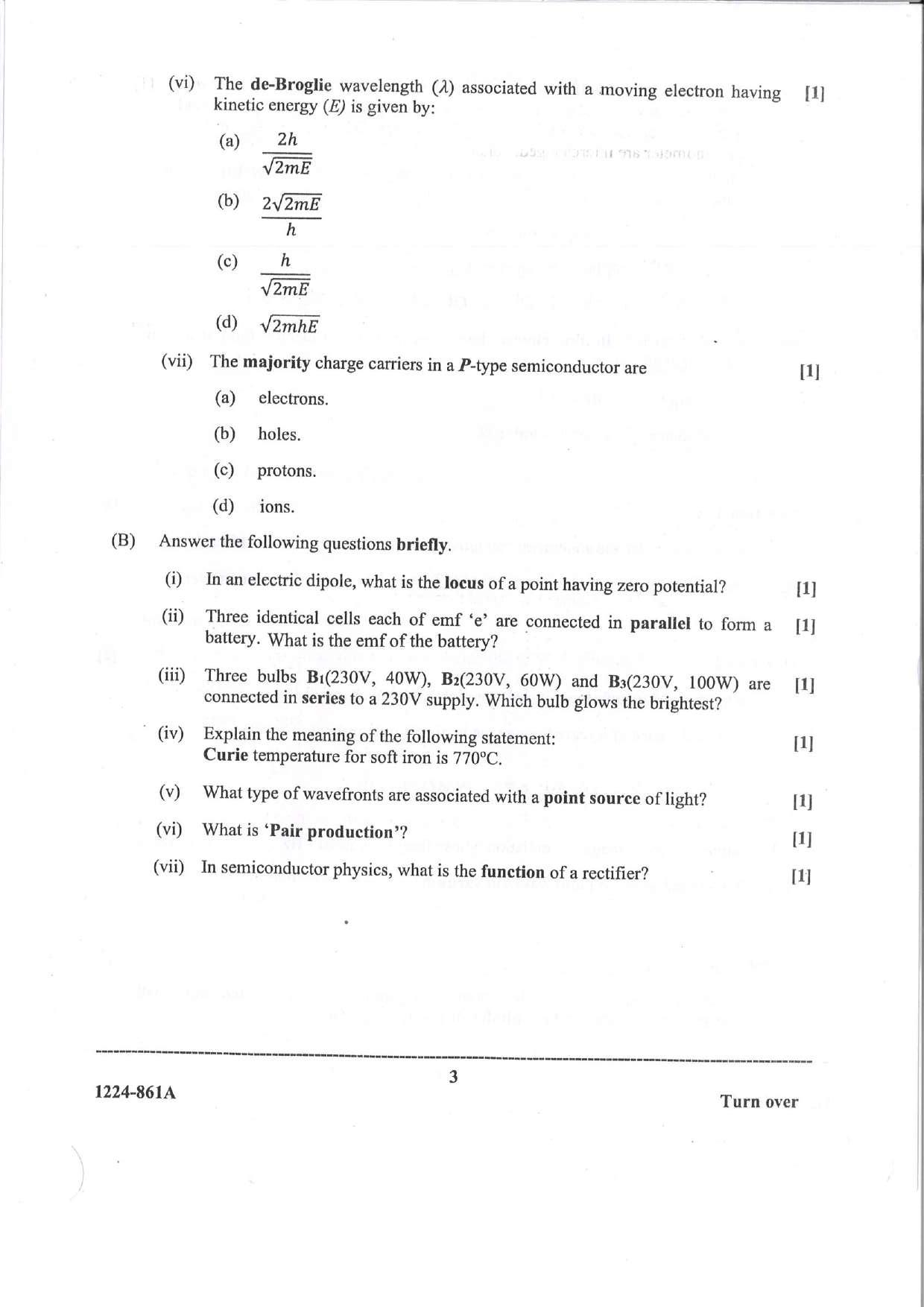 ISC Class 12 Physics 2024 Question Paper - Page 3