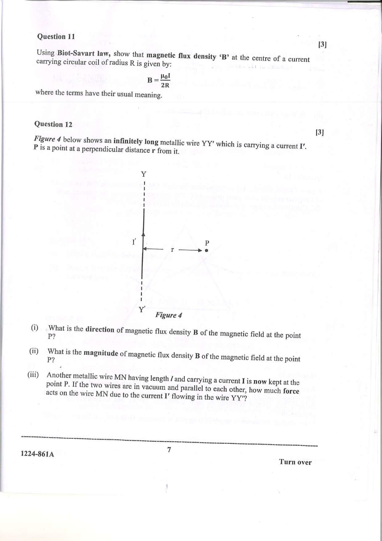 ISC Class 12 Physics 2024 Question Paper - Page 7