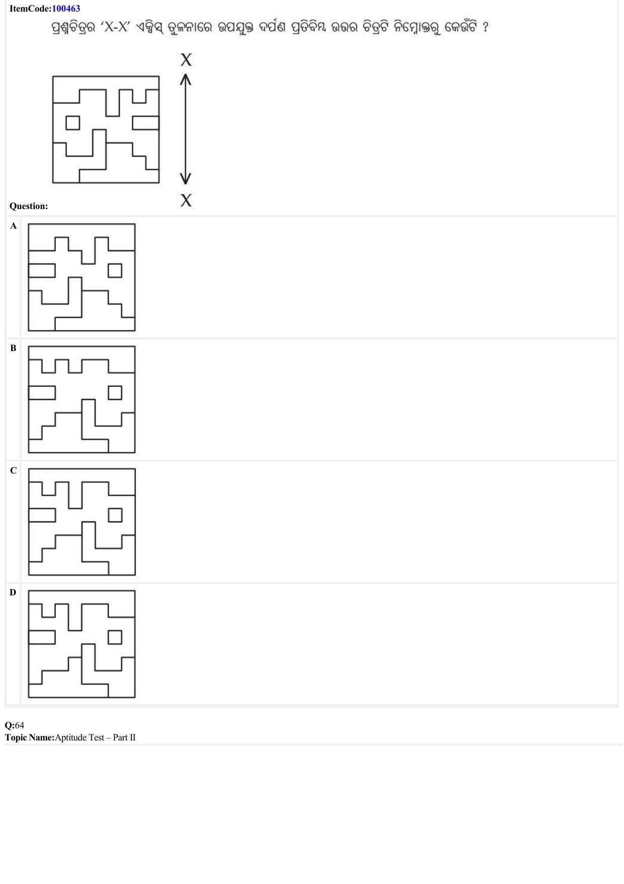 JEE Mains 2022: B Arch & B Planning Odiya (Shift 1) 23-06-2022 Question Paper - Page 22