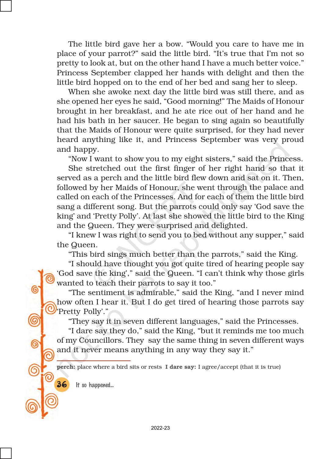 NCERT Book for Class 8 English It So Happened Chapter 5 Princess September - Page 3