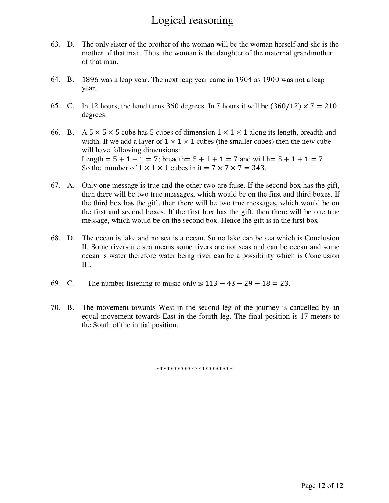 ACET November 2022 Solution - Page 12