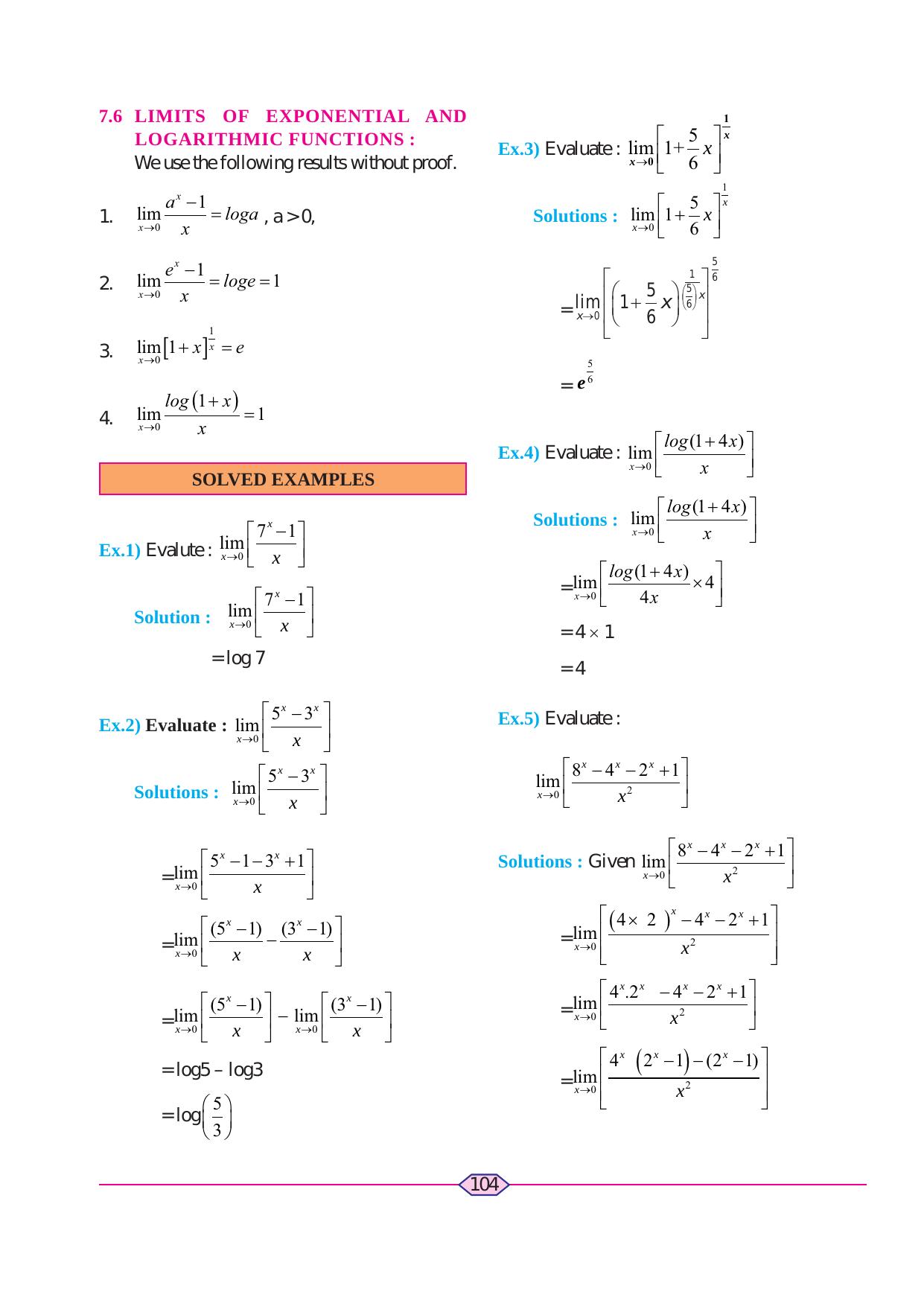 Maharashtra Board Class 11 Maths (Commerce) (Part 1) Textbook - Page 114