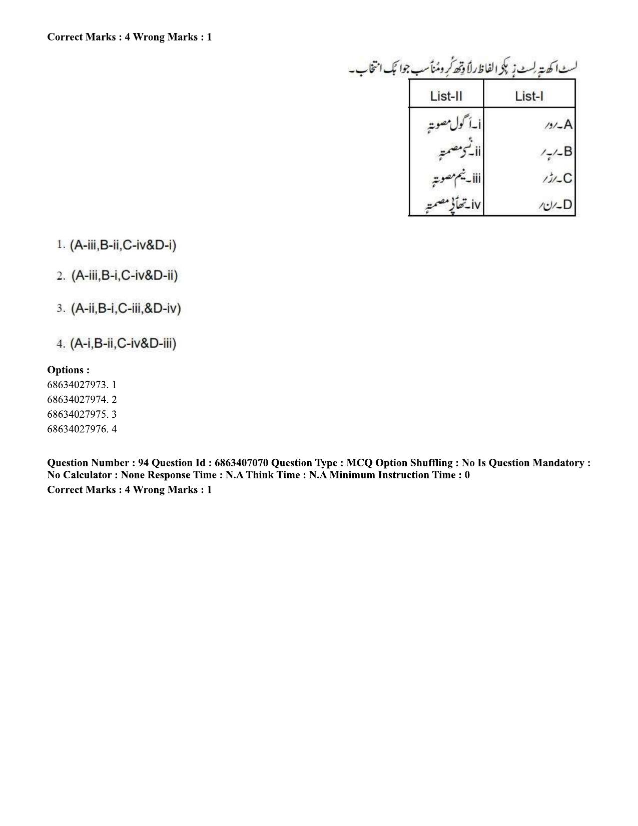 CUET PG 2023: LAQP17 – Kashmiri (Hindi)-Shift 1 (07-06-2023) Question Papers - Page 144