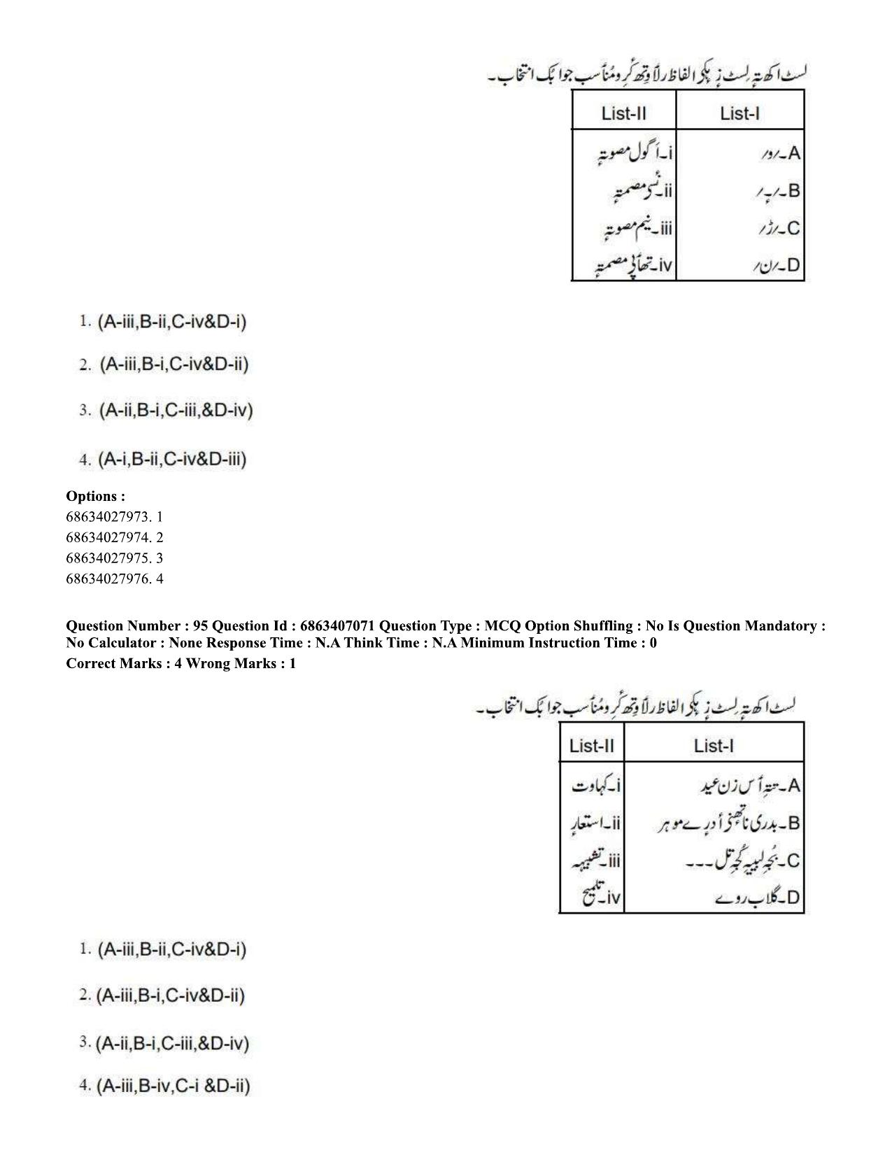 CUET PG 2023: LAQP17 – Kashmiri (Hindi)-Shift 1 (07-06-2023) Question Papers - Page 146