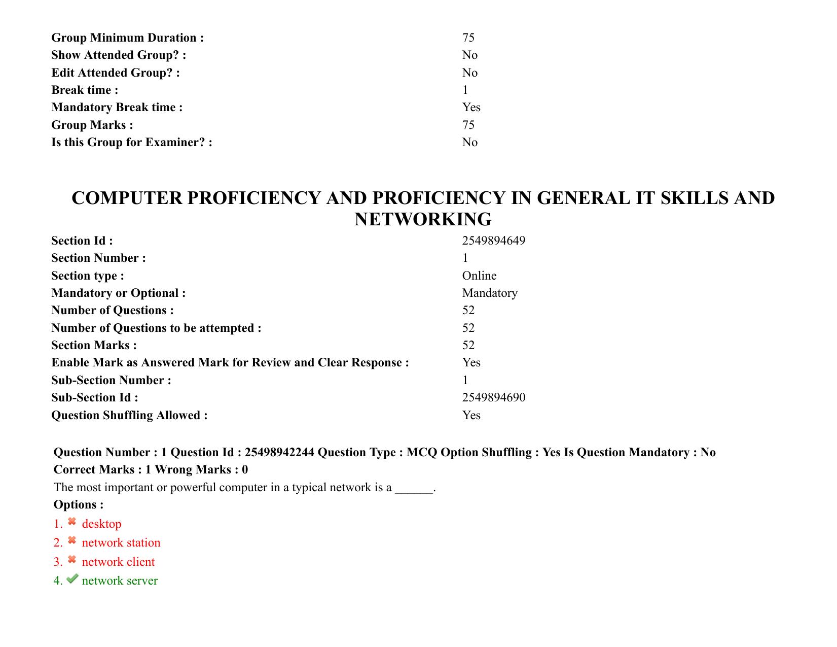 MP CPCT 22 October 2021 Question Paper English Shift 2 - Page 2