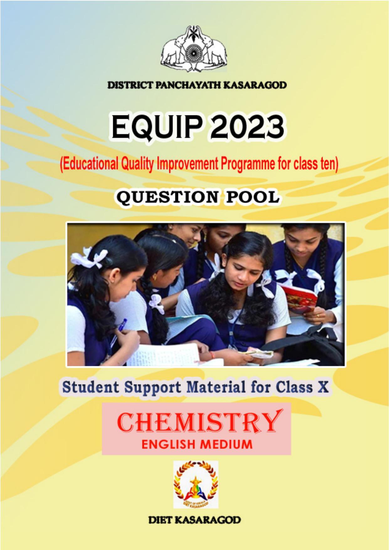 Kerala SSLC 2023 Chemistry Question Pool - Page 1