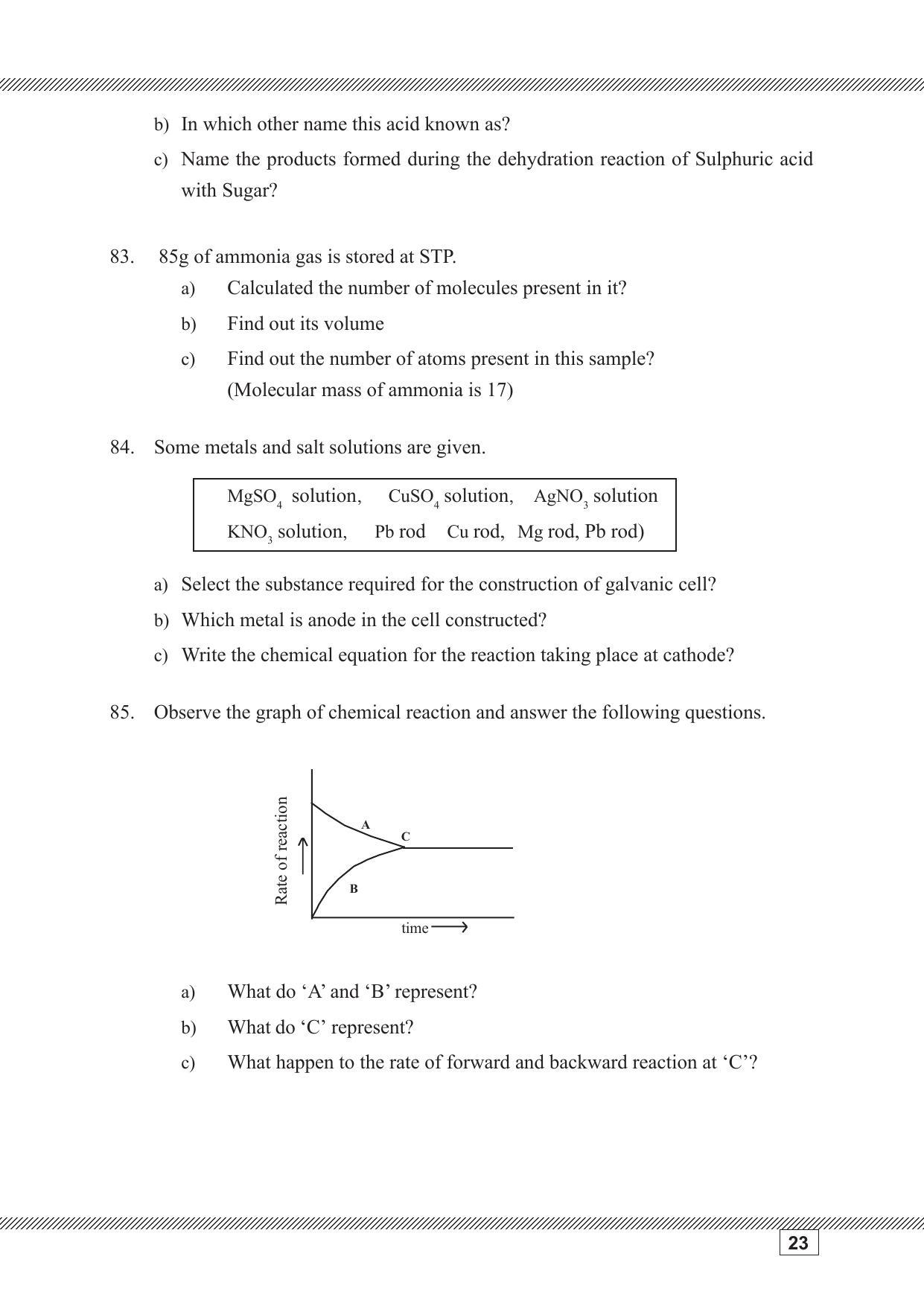 Kerala SSLC 2023 Chemistry Question Pool - Page 23