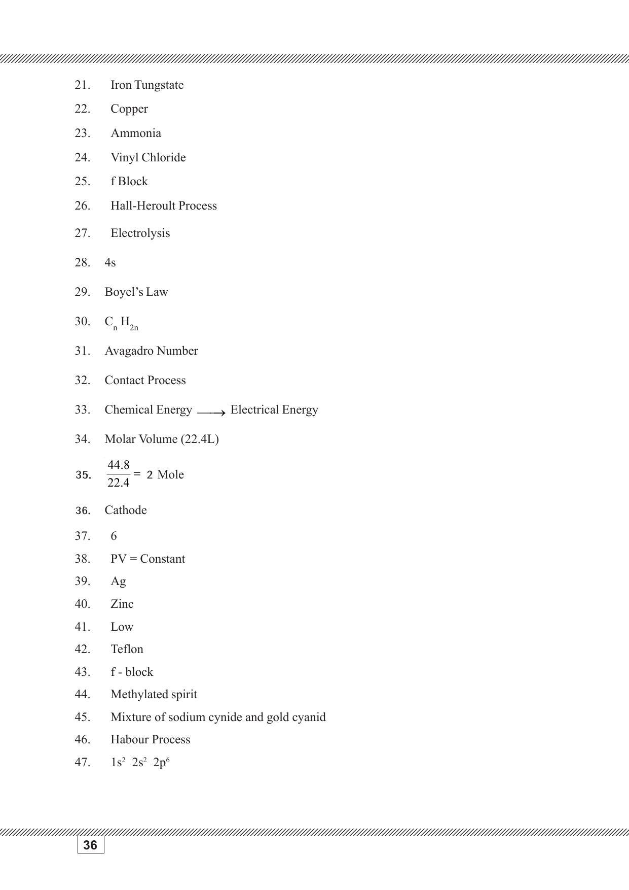 Kerala SSLC 2023 Chemistry Question Pool - Page 36