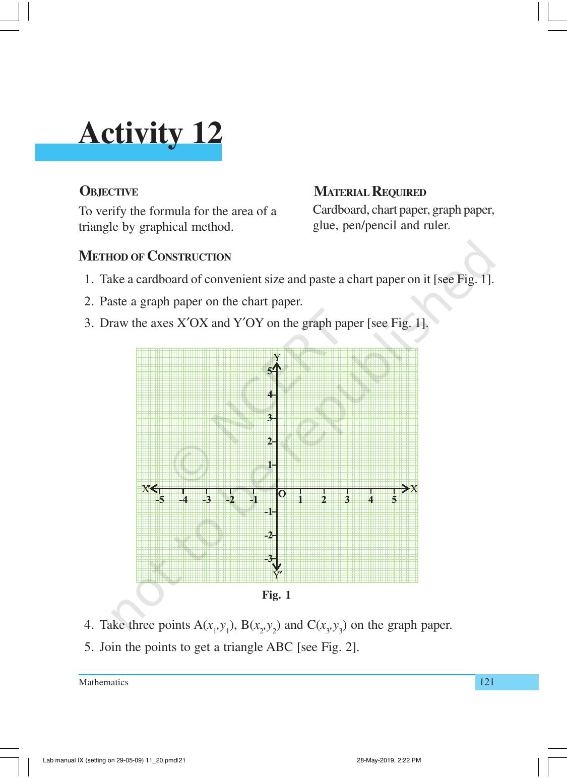 NCERT Laboratory Manuals for Class X Mathematics - Activities for Class X (11 to 20) - Page 3