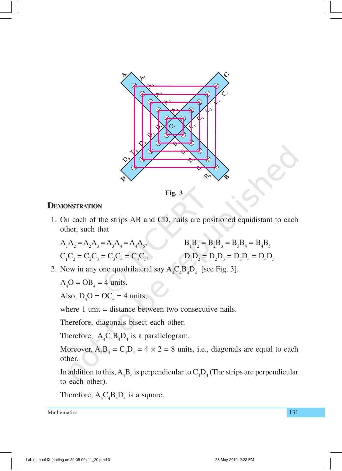 NCERT Laboratory Manuals for Class X Mathematics - Activities for Class X (11 to 20) - Page 13