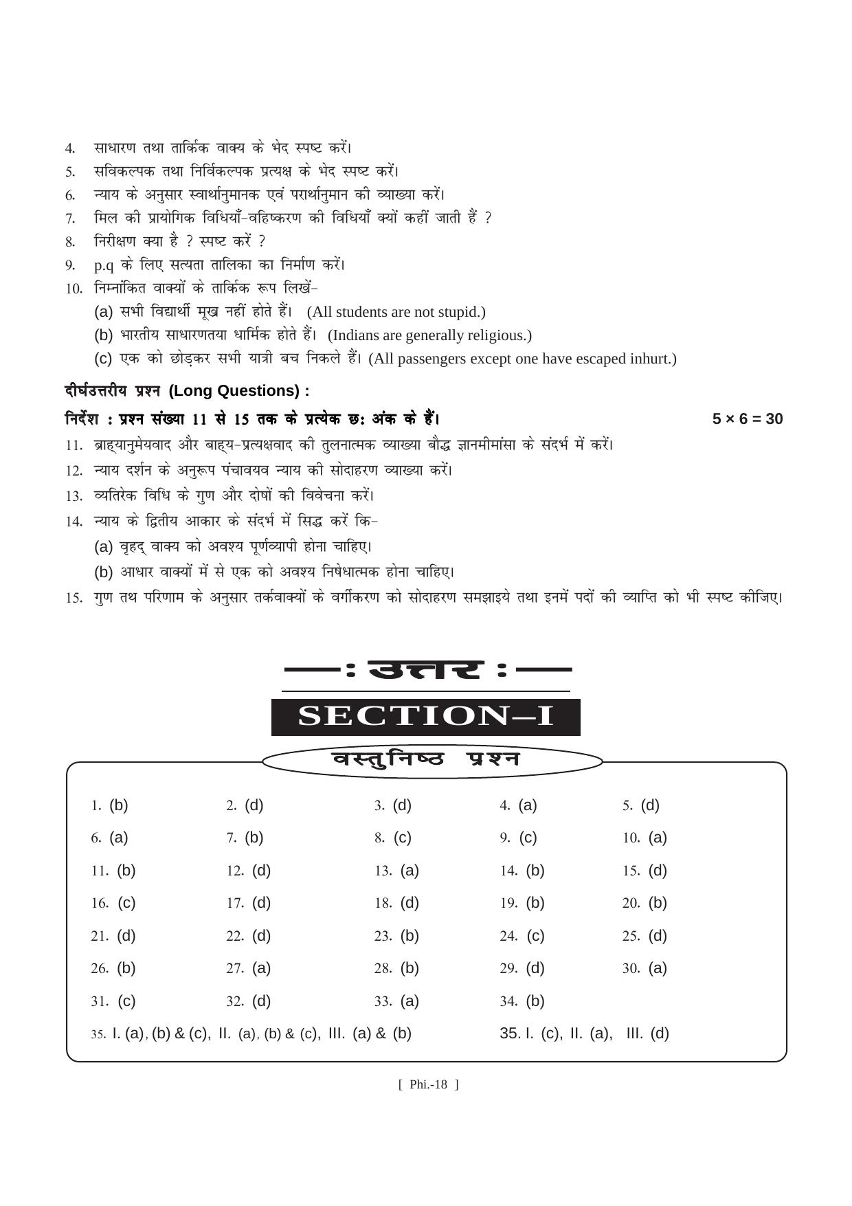 Bihar Board Class 11 Arts Model Paper - Page 88