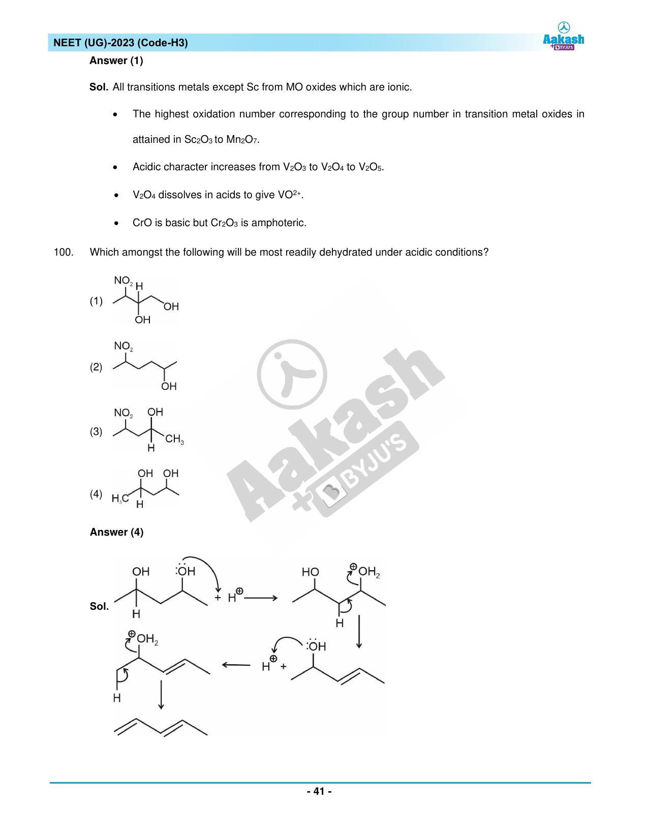 NEET 2023 Question Paper H3 - Page 41