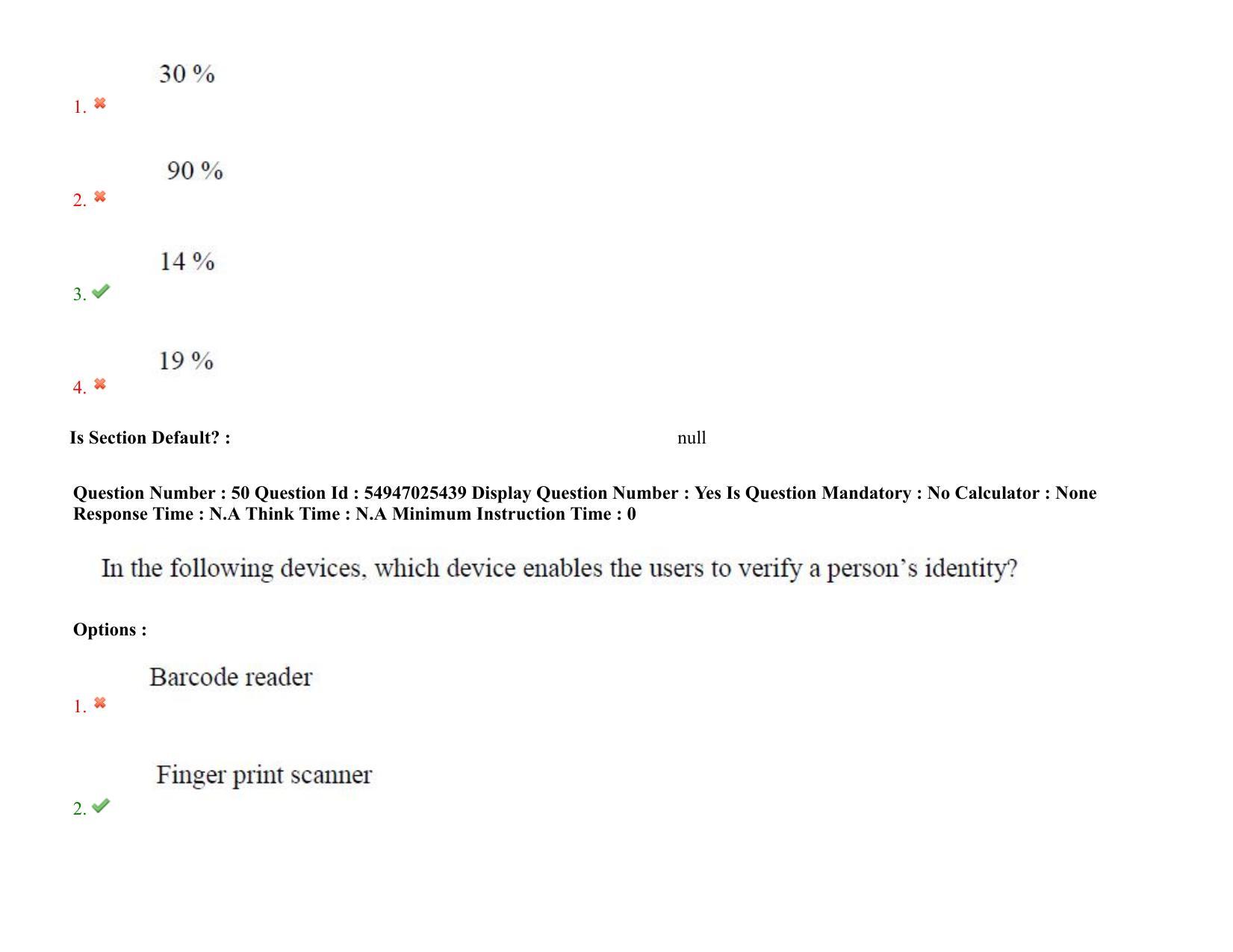 AP RCET 2022: Population Studies - 18-10-2022 (Tuesday) Session-I: Question Paper With keys - Page 40