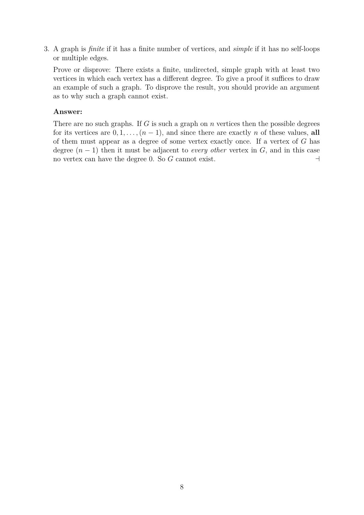 CMI Entrance Exam 2020 Solutions MSc/PhD Computer Science - Page 8