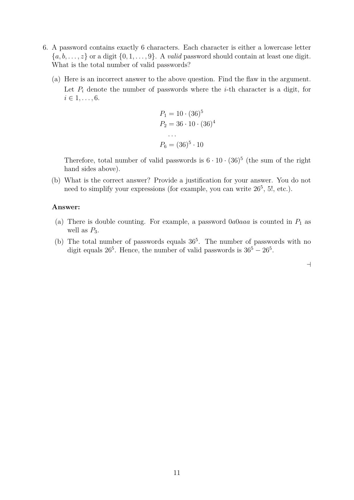 CMI Entrance Exam 2020 Solutions MSc/PhD Computer Science - Page 11