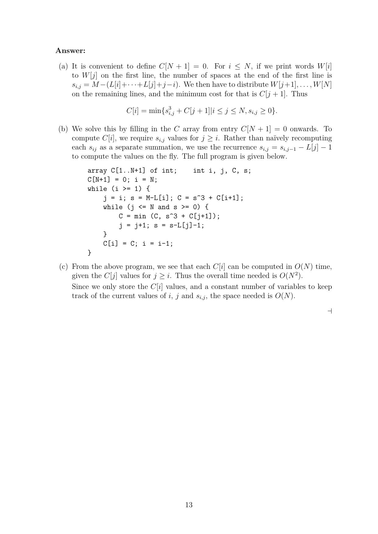 CMI Entrance Exam 2020 Solutions MSc/PhD Computer Science - Page 13