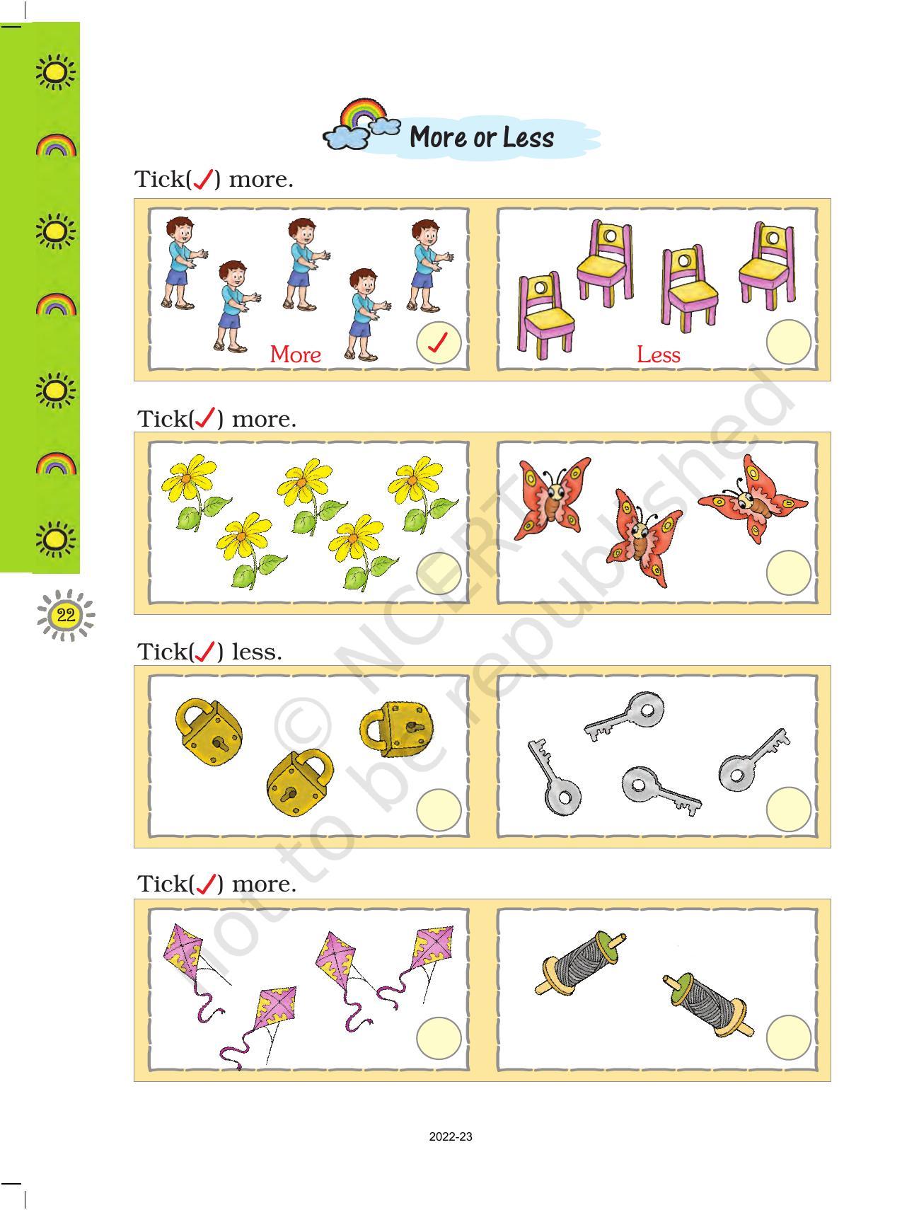 NCERT Book for Class 1 Maths :Chapter 2-Numbers From One To Nine - Page 2