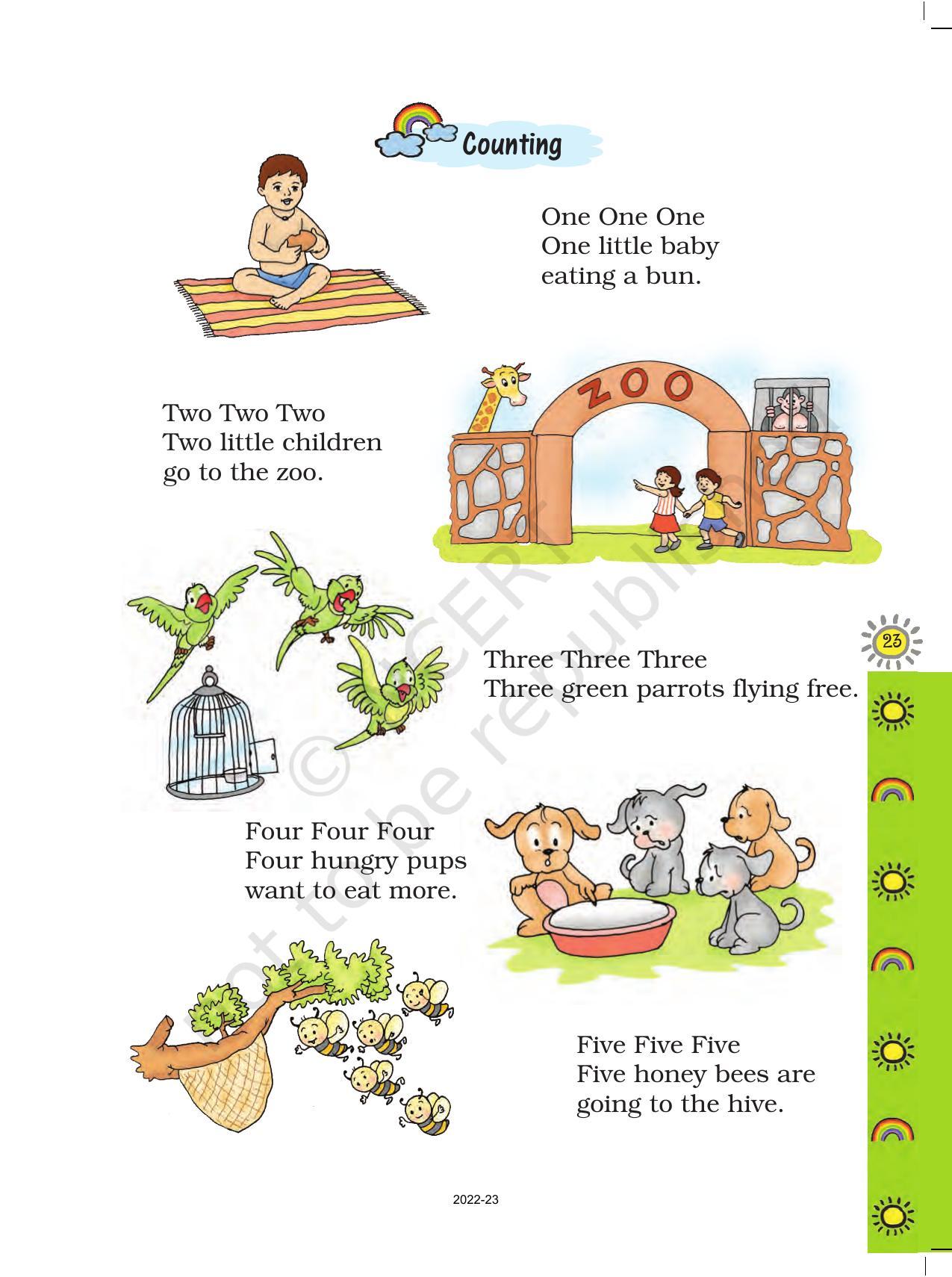 NCERT Book for Class 1 Maths :Chapter 2-Numbers From One To Nine - Page 3