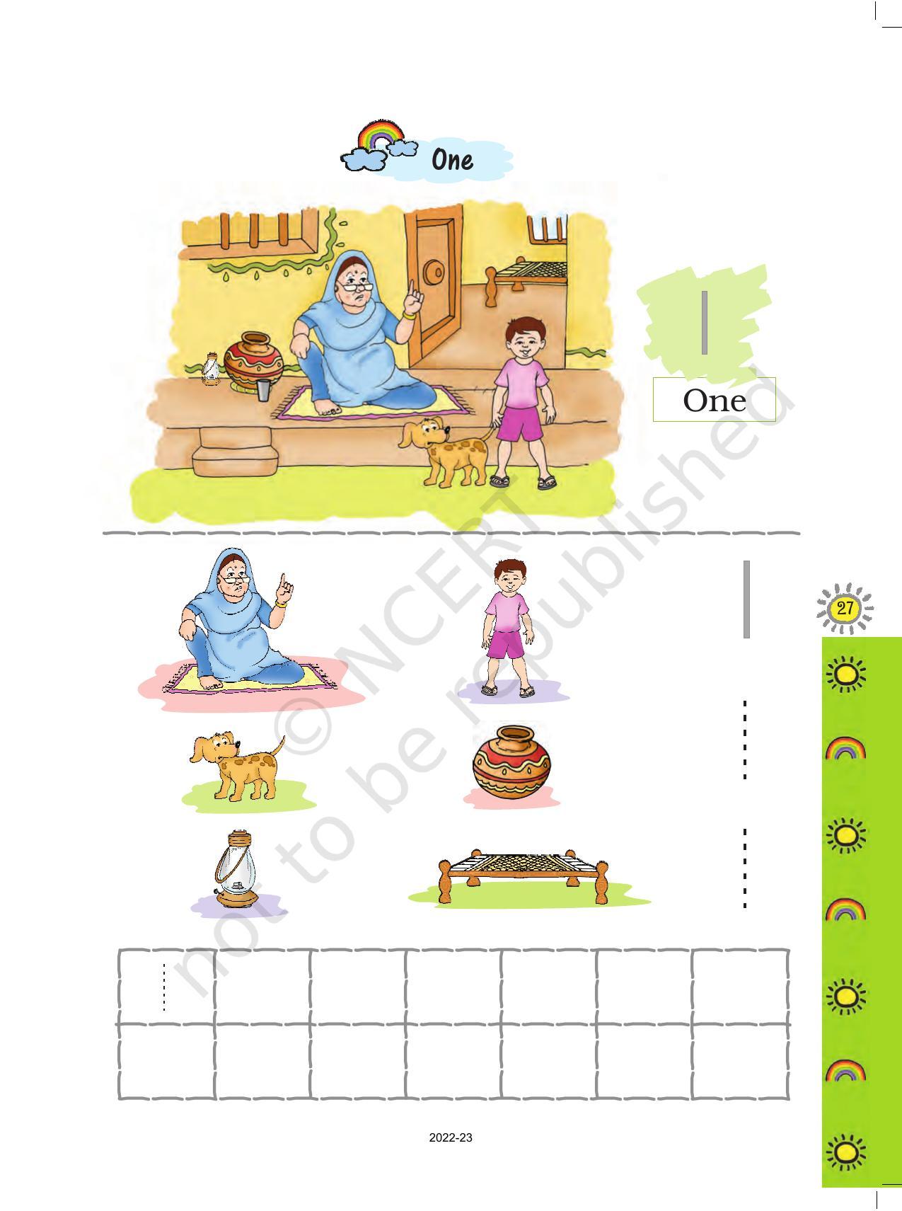 NCERT Book for Class 1 Maths :Chapter 2-Numbers From One To Nine - Page 7