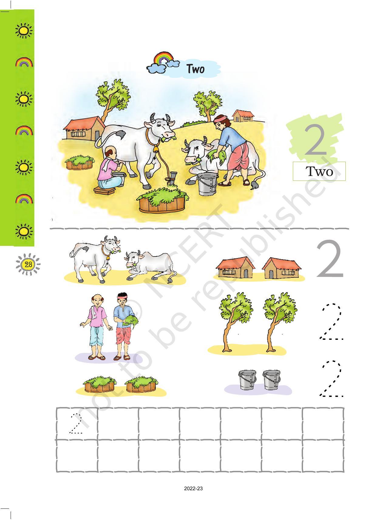 NCERT Book for Class 1 Maths :Chapter 2-Numbers From One To Nine - Page 8