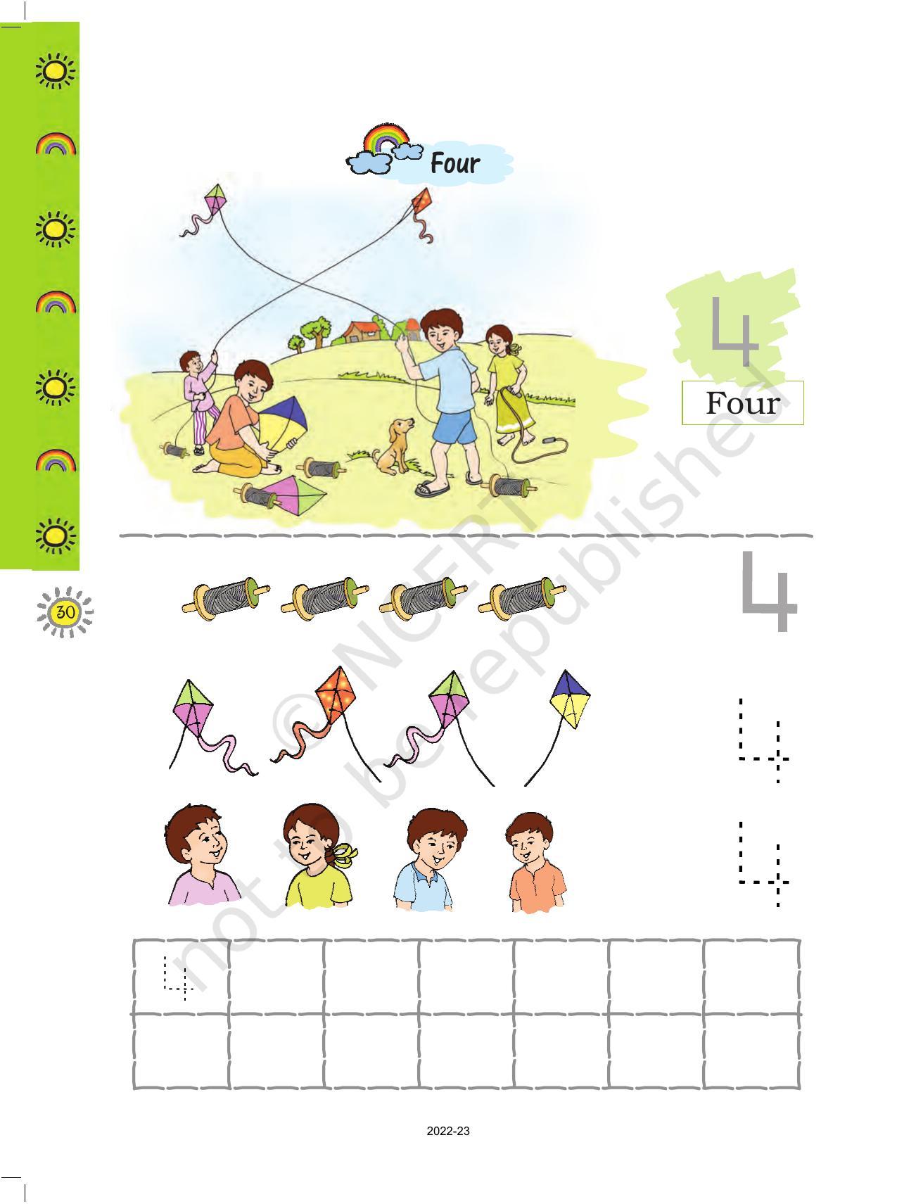 NCERT Book for Class 1 Maths :Chapter 2-Numbers From One To Nine - Page 10