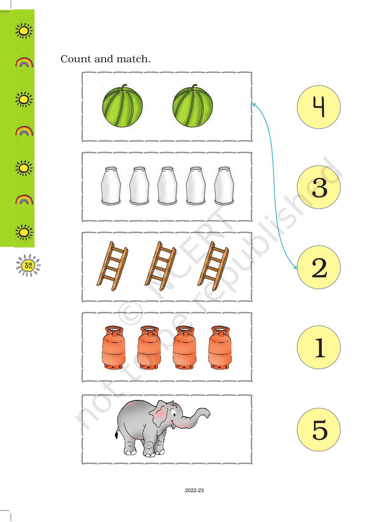 NCERT Book for Class 1 Maths :Chapter 2-Numbers From One To Nine - Page 12